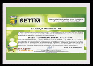Licença Ambiental, Prefeitura Municipal de Betim